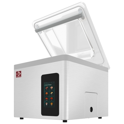 Machine sous-vide, cuve inox 370x420xh180 mm. 21 m3/h ecran TOUCH TA-90/IVAC